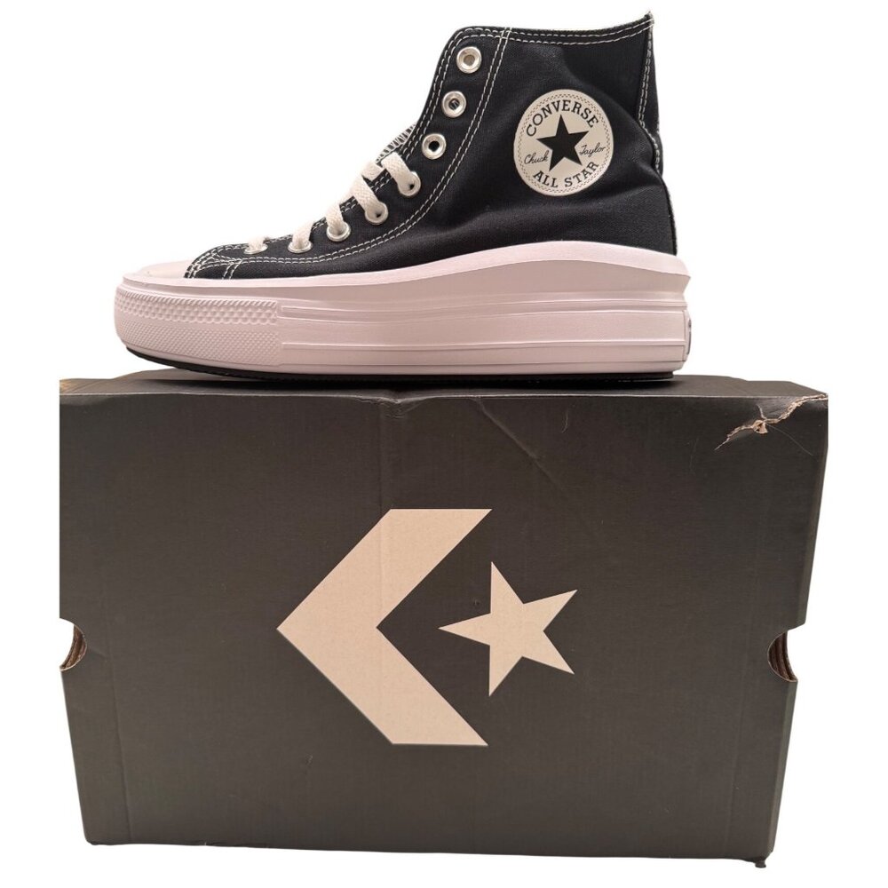 Chuck Taylor All Star Move Platform Converse Size Women's 9.5 EU 41 NWT Black